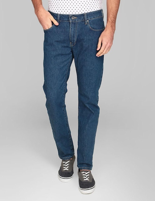 Jeans slim That's It lavado stone wash para hombre