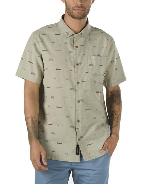 camisa vans beige