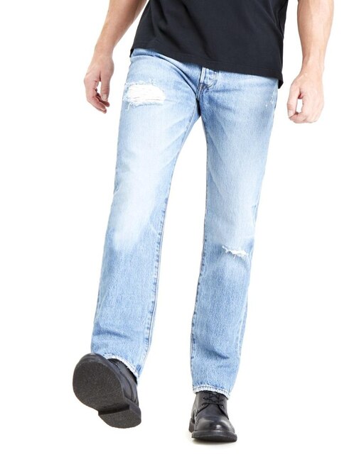 Jeans Levi S 501 Corte Regular Fit Azul En Liverpool