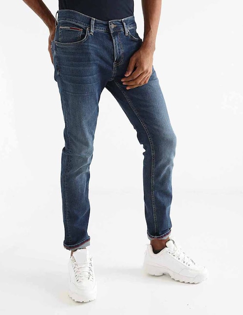 slim lavado stone wash para hombre 1