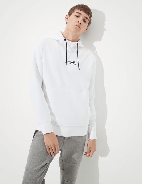 Sudadera American Eagle cuello redondo blanca en Liverpool
