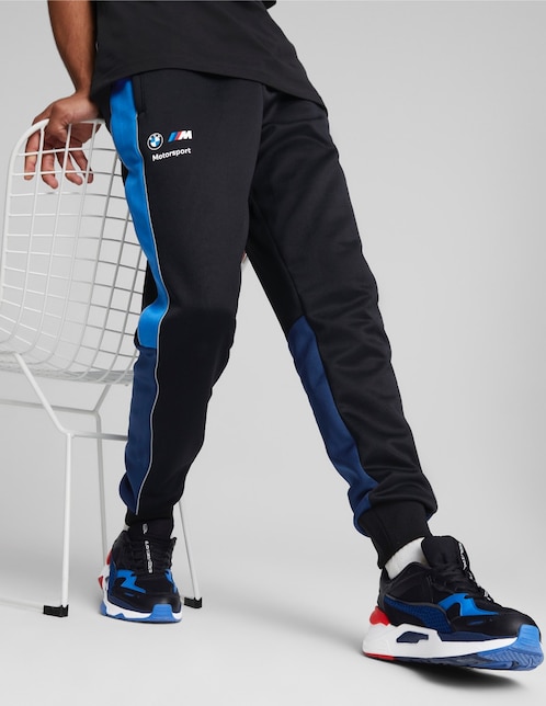 Pants regular con elástico para hombre 1