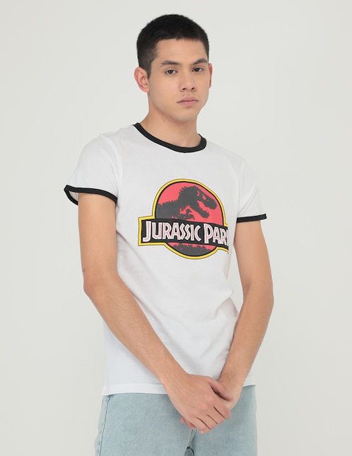 Playera Tee Bar Jurassic World cuello redondo para hombre