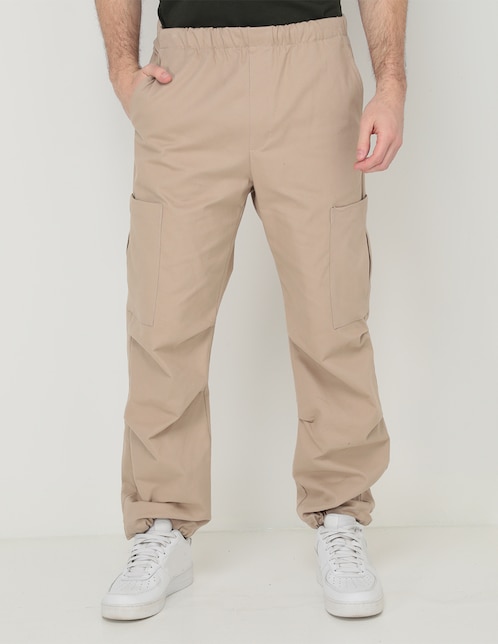 Pantalón jogger John leopard estampado logo para hombre