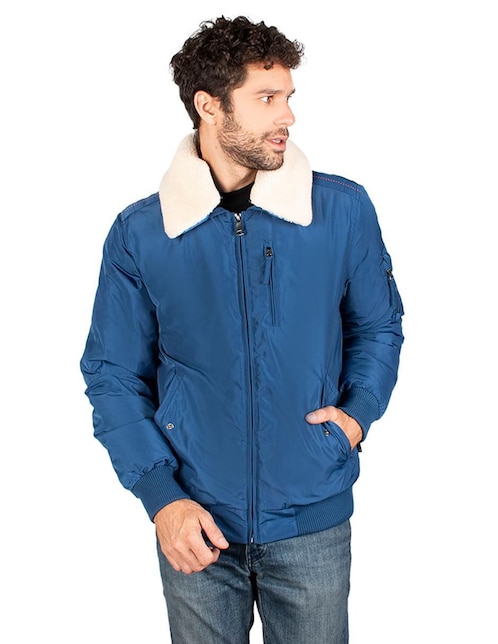 "chamarra" greenlander no "de" poliéster cuello desmontable "para hombre"