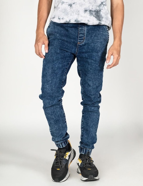 Jogger slim Buffalo Jeans David Bitton con bolsillos para hombre