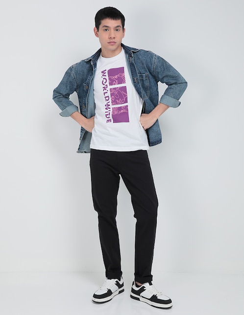 Playera cuello redondo para hombre 1