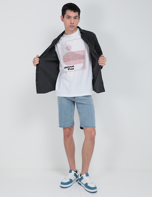 Playera cuello redondo para hombre 1