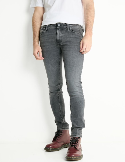 Jeans slim Jack & Jones deslavado para hombre