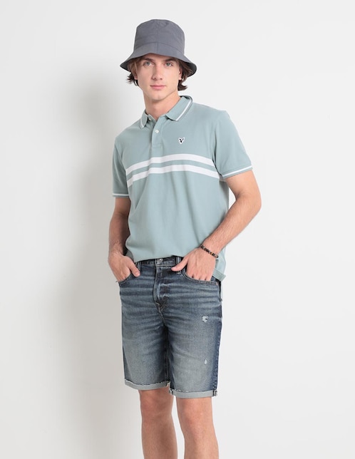 Short American Eagle de mezclilla para hombre