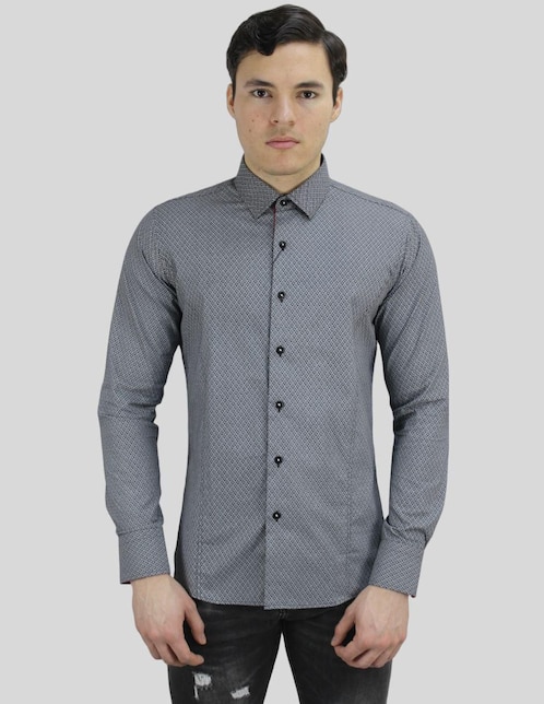 "camisa/sobrecamisa" formal barabas "de" (si aplica) algodón "manga" larga "para hombre"