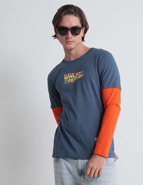 Playera Univrs Back to the Future cuello redondo para hombre