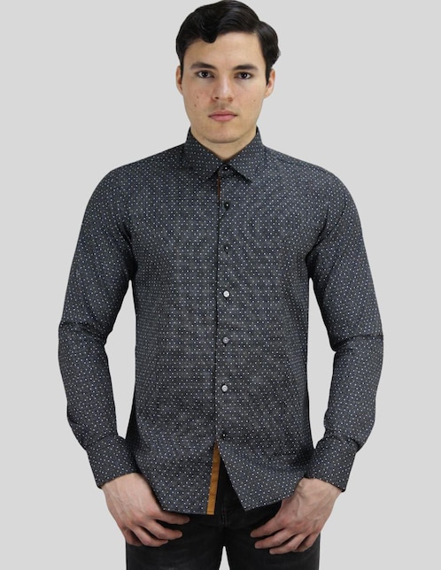 "camisa/sobrecamisa" formal barabas "de" (si aplica) algodón "manga" larga "para hombre"