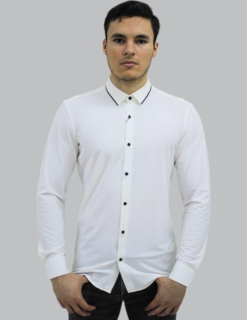 Camisa de vestir manga larga para hombre 1