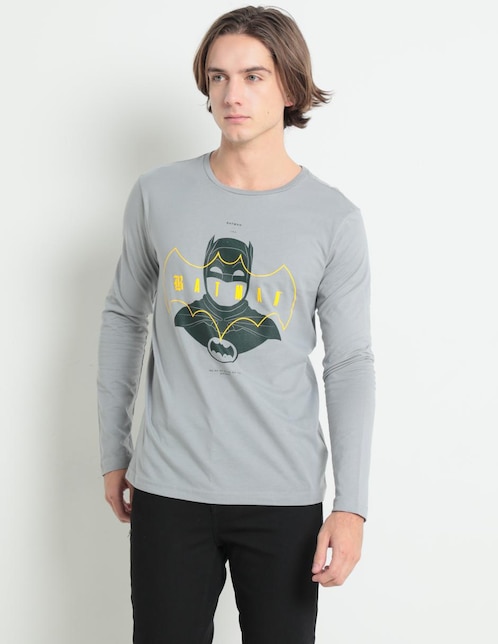 Playera Batman cuello redondo para hombre