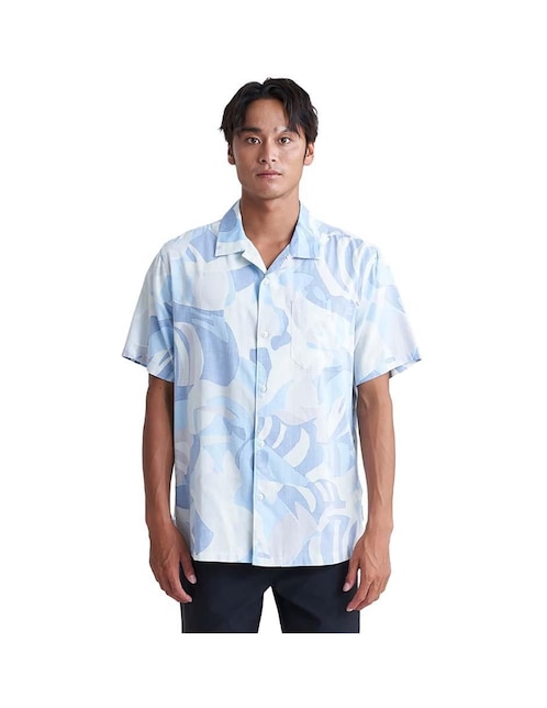 Camisa de playa Quiksilver manga corta para hombre