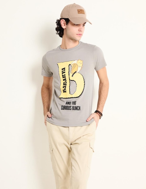Playera Bananya cuello redondo para hombre