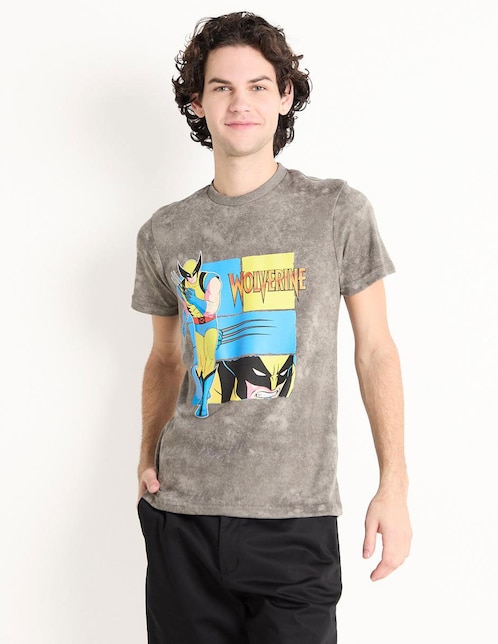 Playera Tee Bar Wolverine cuello redondo para hombre