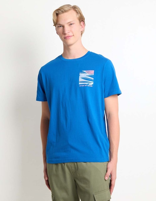 Playera cuello redondo para hombre 1