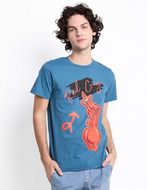 Playera red guy cuello redondo para hombre