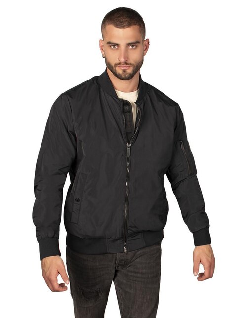 Chamarra bomber con bolsillos para hombre