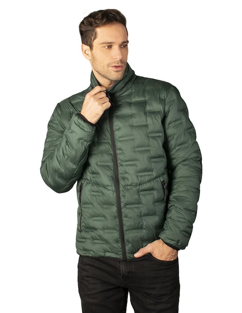 "chamarra" acolchada greenlander no "de" poliéster reversible "para hombre"