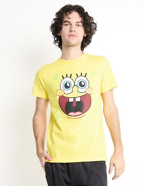 Playera Vans Bob Esponja Camiseta Vans Logs Away Surf Playera