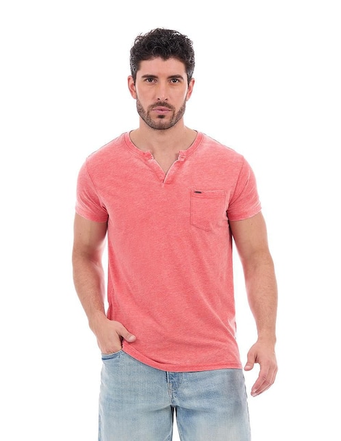 Playera Buffalo Jeans David Bitton cuello v para hombre