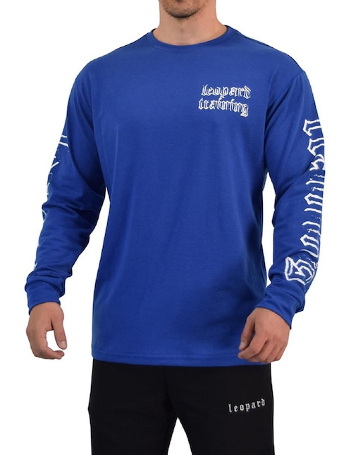 Playera power logo sleeve cuello redondo para hombre 1