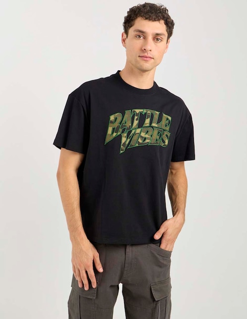 Playera cuello redondo para hombre 1