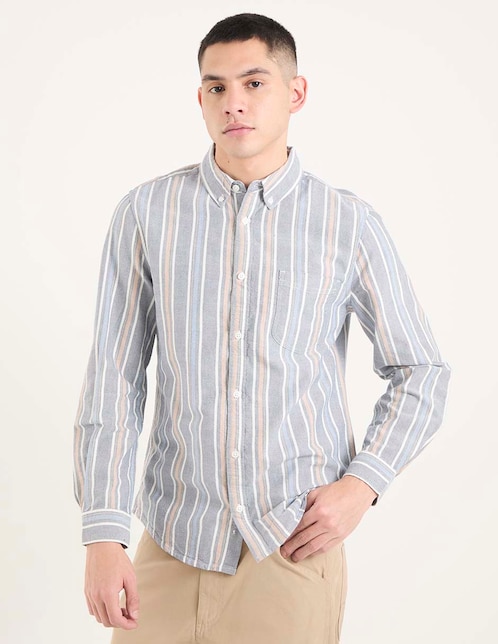 Camisa casual That's It manga larga para hombre