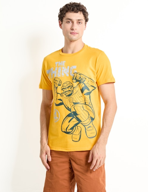 Playera los 4 fantásticos cuello redondo para hombre 1