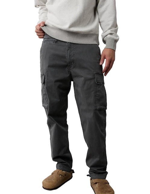 Pantalón cargo recto de algodón para hombre Pantalón cargo recto de algodón para hombre