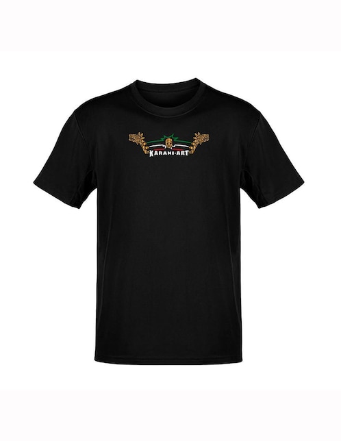 Playera Karani-Art charro vengador estilo mexicano cuello redondo para hombre