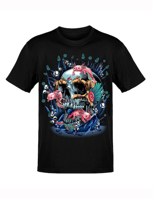 Playera Karani-Art axo guerrero cuello redondo para hombre