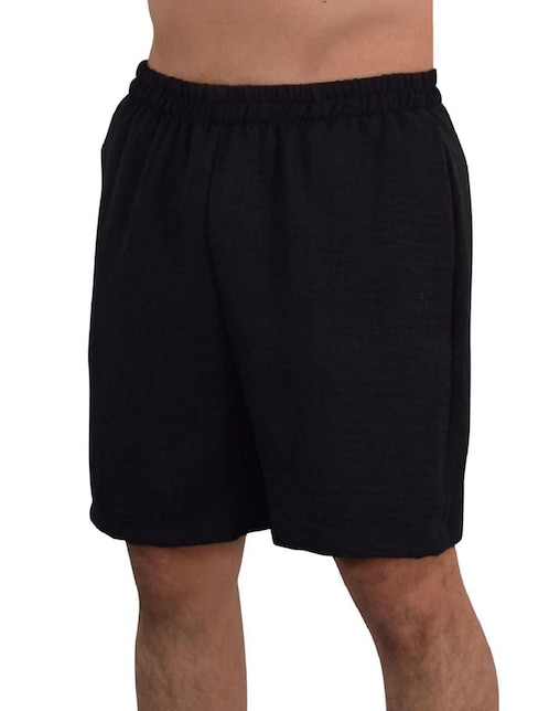"short" john leopard "de" poliéster "para hombre"