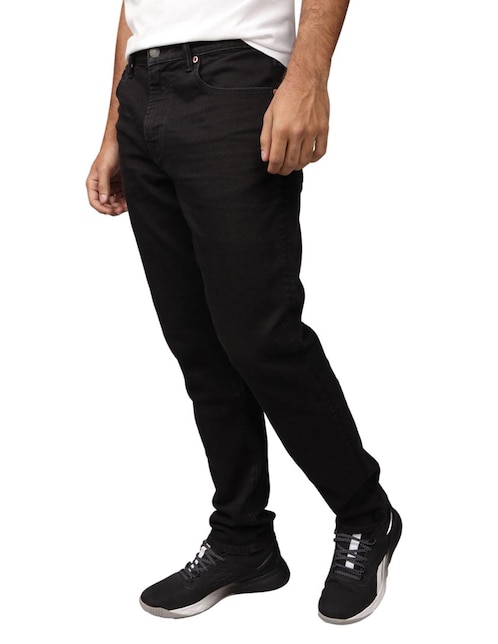 Jeans slim lavado obscuro para hombre 1