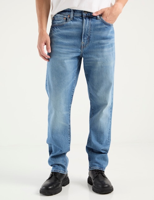 Jeans straight American Eagle Mens Original ST deslavado para hombre