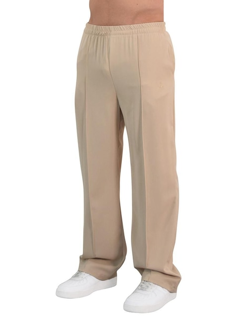 "pantalón" casual relaxed amplio john leopard "de" poliéster "para hombre"