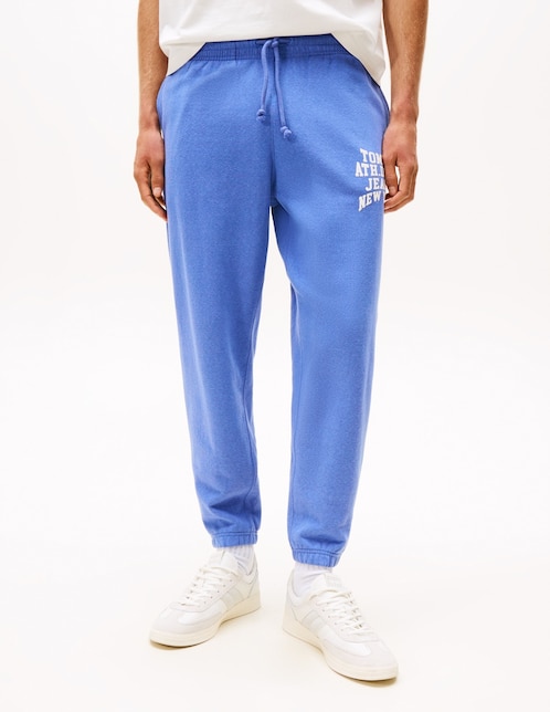 Pants regular con jareta para hombre 1