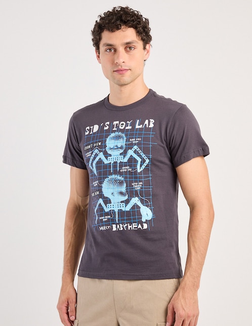 Playera cuello redondo para hombre