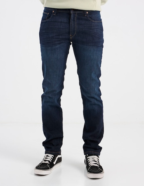 Jeans slim That's It lavado obscuro para hombre