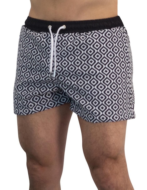 "traje de baño" john leopard con bolsillos "para hombre"
