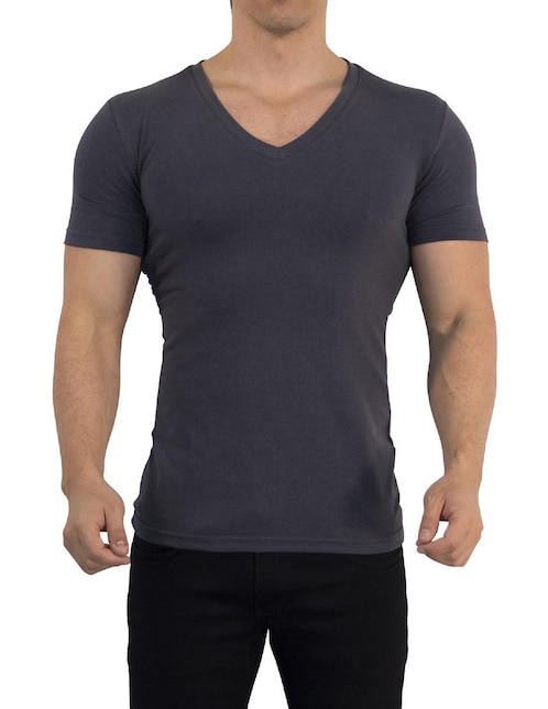 "set playera/playera" john leopard cuello v profundo "cuello" v "para hombre"