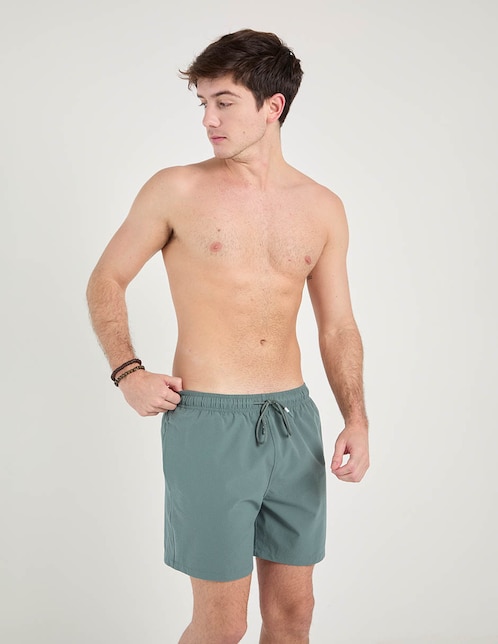 Traje de baño con bolsillos para hombre