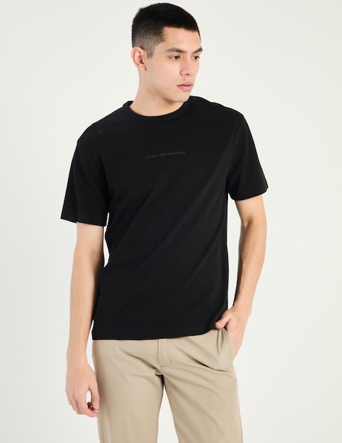 Playera cuello redondo para hombre 1