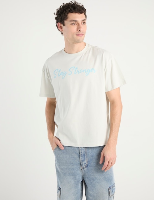 Playera cuello redondo para hombre 1