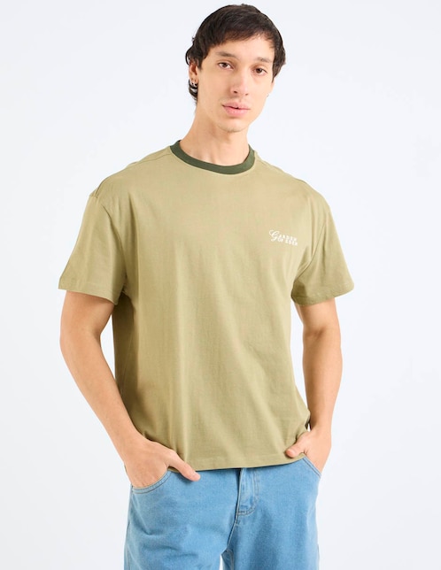 Playera cuello redondo para hombre 1