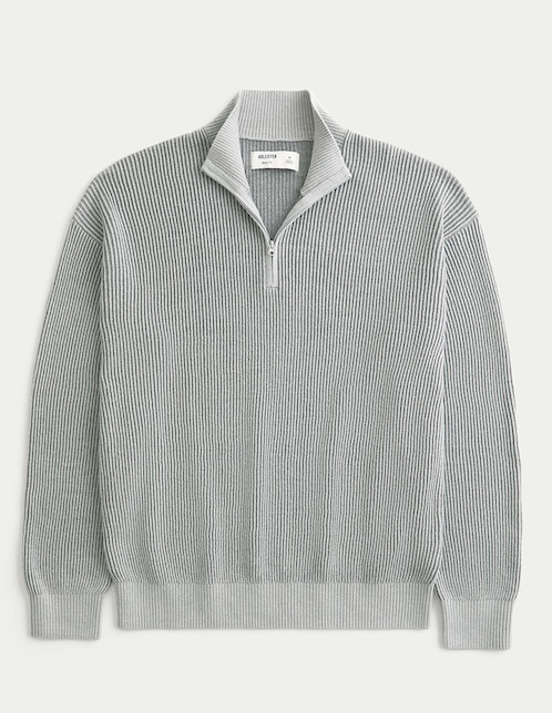 Suéter Hollister cuello con cierre para hombre