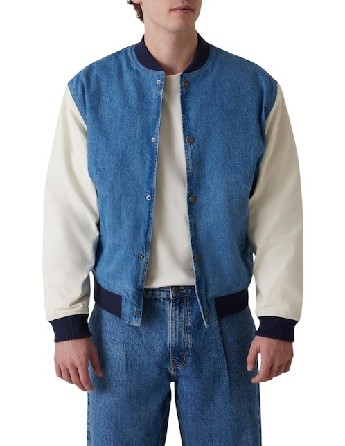 Chamarra bomber Guess Jeans de algodón para hombre